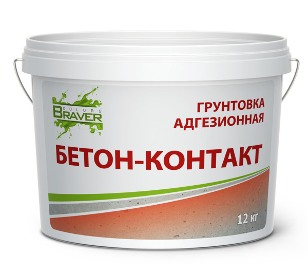 бетон-контакт braver 12кг