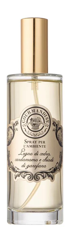 Ароматический спрей для дома Gourmandise Spray Per L'Ambiente Legno di Cedro, Cardamomo e Chiodi di Garofano, 100мл