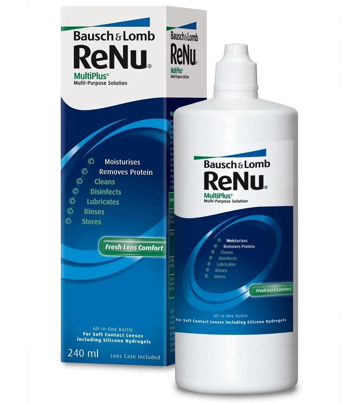 Раствор Bausch & Lomb Renu Multi+ 240мл