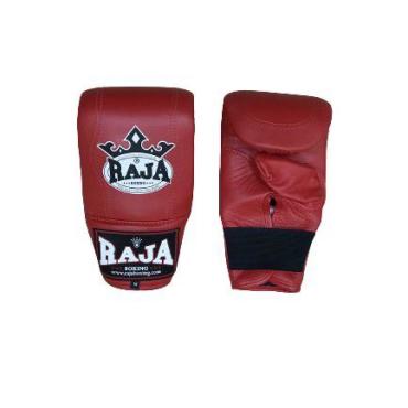 Перчатки снарядные Raja Boxing Leather Red, M, резинка, красный Raja