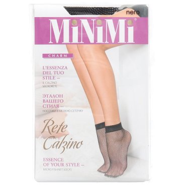 Носки Minimi Rete calzino сетка nero (1 пара)