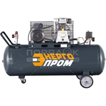 Компрессор масляный, Техпром, КМР-335/100, 2.2 кВт, поршневой, 100 л, 335 л/мин, 8 бар, прямой