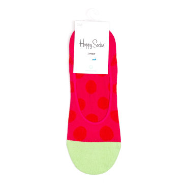 Носки унисекс Happy Socks Happy Socks Liner Dot Block Red Green разноцветные 36-40