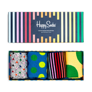 Подарочный набор носков унисекс Happy Socks Colorful Classics Pack разноцветный 41-46