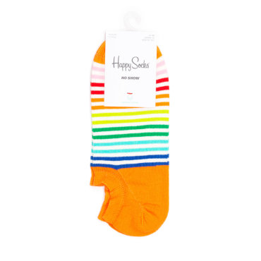 Носки унисекс Happy Socks Happy Socks Mini Stripe No Show разноцветные 36-40