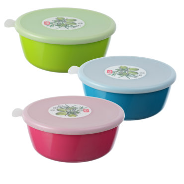 Миска IDEA Прованс с крышкой, 2,5л, пластик, М 1382