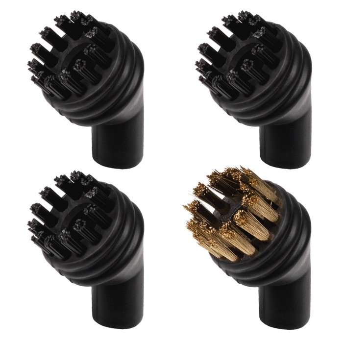 Набор аксессуаров для пароочистителя Bort Round brush SET BDR-1400 (3+1) Mix, 4 шт
