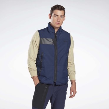 Жилет мужской Reebok OW C SHRP WVN VST синий XS