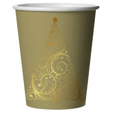 Одноразовые стаканы Gratias Завитки 250ml 6шт 4088174