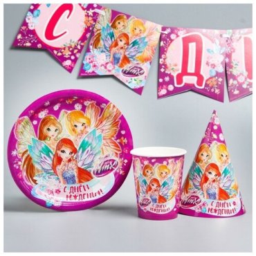 WINX Бумажная посуда