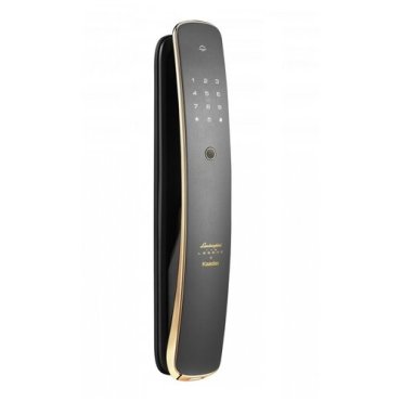 Электронный дверной замок Kaadas X Lamborghini K13W Gold - биометрический врезной - RFID карты - датчик отпечатков пальца - код-пароль - ключ