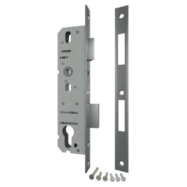 Корпус узкопрофильного замка с защелкой 4924-30/92 CP (хром)