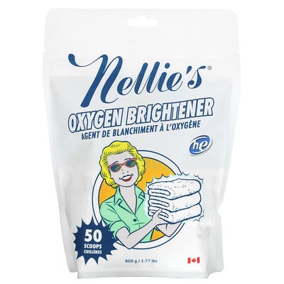 Nellie's Oxygen Brightener, 50 мерных ложек, 800 г (1,77 фунта)