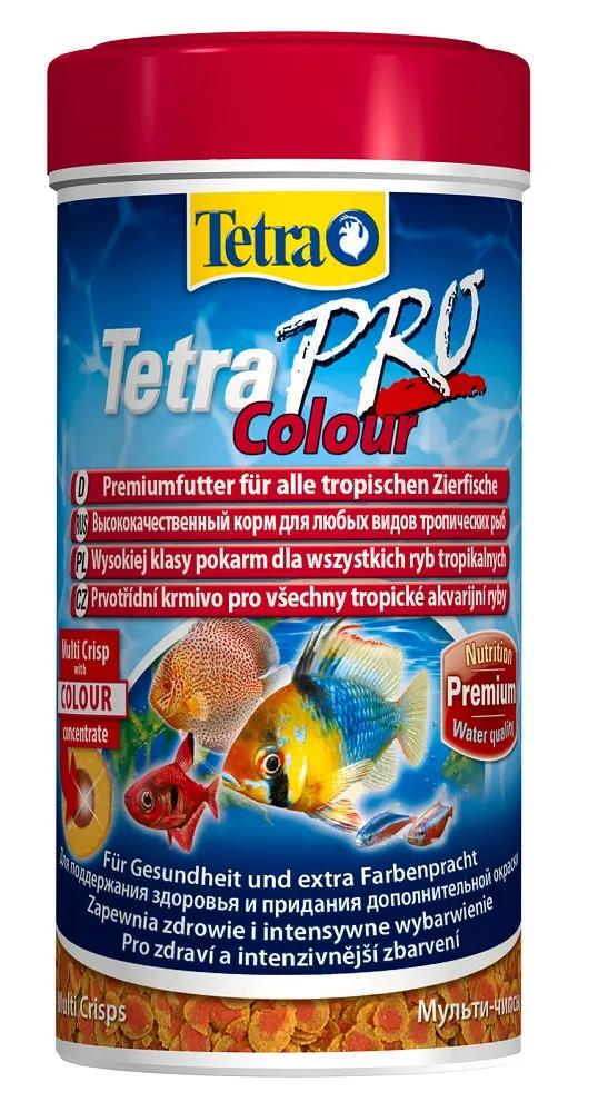 Корм Tetra Pro Color Crisps для улучшения окраса всех декоративных рыб, чипсы, 250мл