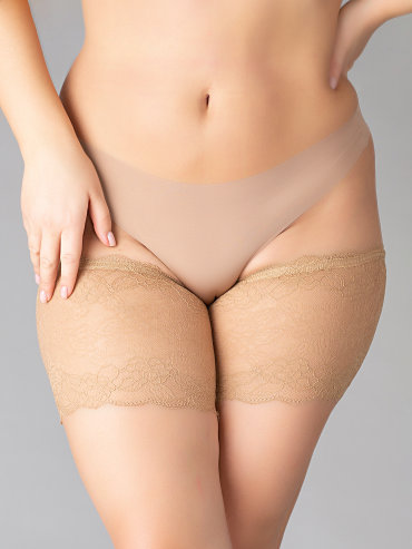 Подвязка женская Giulia POSITIVE ANTI-CHAFING BANDS бежевая 3/M