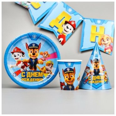 Paw Patrol Набор бумажной посуды