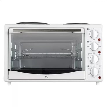 Мини-печь BQ EO3003WGP, 1400 Вт, 30 л, 2 конфорки, белая