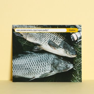 Открытка инстаграм «Карась», 8,8 × 10,7 см