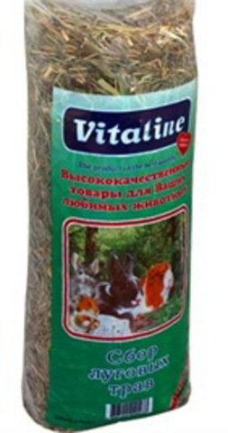 Сухой корм для грызунов Vitaline сено сбор луговых трав 0,4 кг
