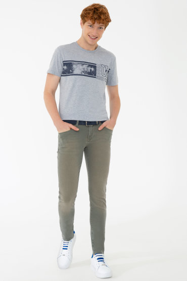 Джинсы мужские U.S. POLO Assn. G081SZ0800COLORIS21Y-HAKI хаки 32