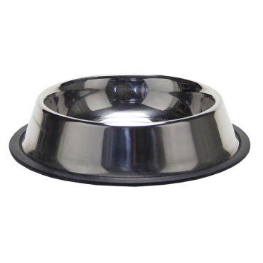 Миска Dogman металлическая на резинке N4, 1,8 л