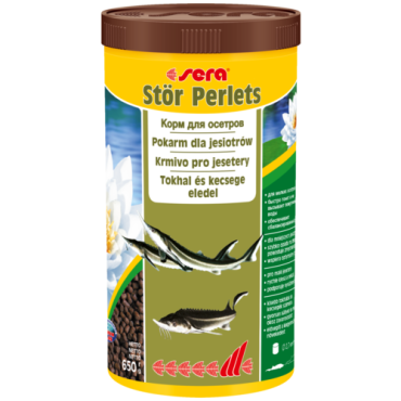 Корм для мелких осетровых Sera Stor Perlets Nature, до 40 см, 1 л, 650 гр