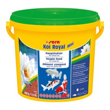 Корм для кои Sera Koi Royal Mini Nature, до 12 см, 3,8 л, 1,1 кг