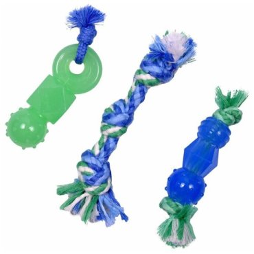Petstages Mini Dentachew Pack / Игрушка Петстейджес для собак Дентал набор 15 см