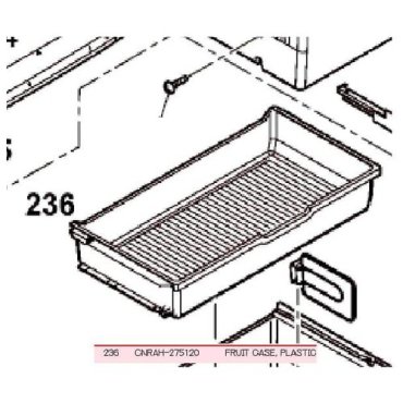 Panasonic CNRAH-275120 Лоток (ящик) для холодильника NR-F475, NR-F505, NR-F555