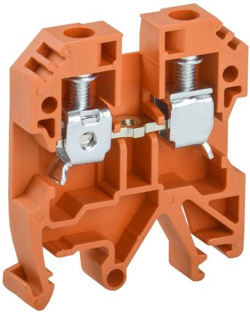 IEK YZN30-006-K09 Клемма винтовая КВИ-6мм2 оранжевая