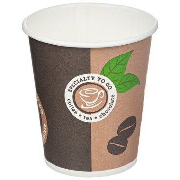 Coffee-to-Go Стакан одноразовый бум однослойный d-80мм 200мл Coffee-to-Go 50шт/уп (4 уп.)