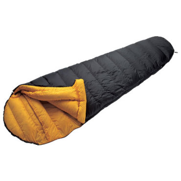Спальный мешок пух BASK Trekking V2-XL Right красный/серый