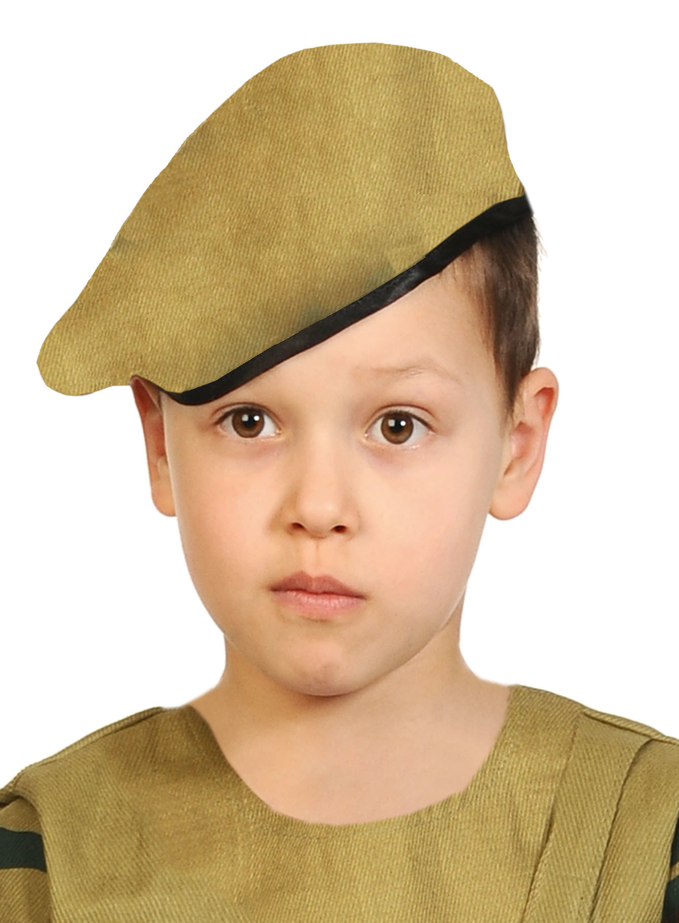 Берет хаки детский