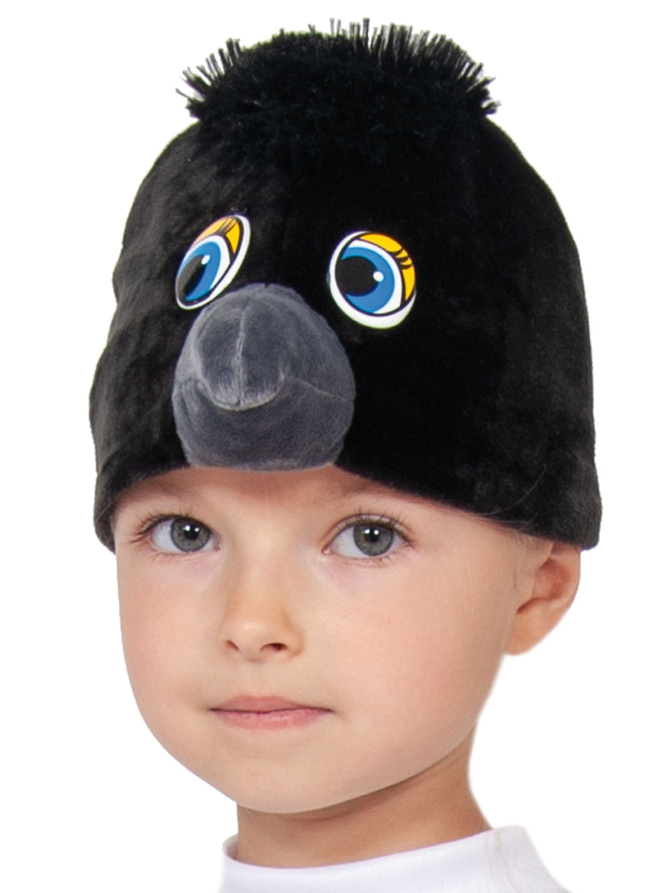 Шапка Вороненок детская