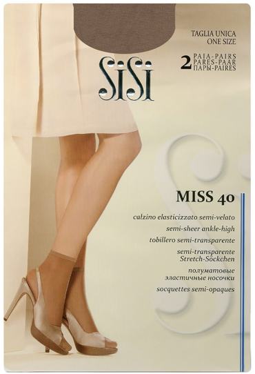 Носки Sisi Miss New 40 Miele Коричневые 2 пары
