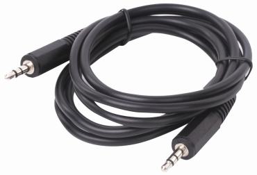 Кабель Sonnen Jack 3.5mm M-M для передачи стерео-аудио черный 1.5м