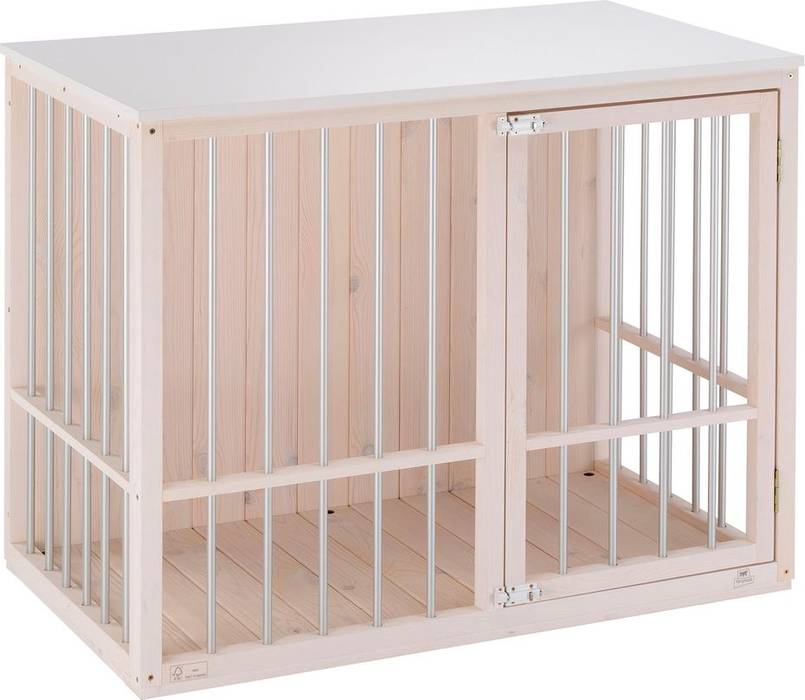 Ferplast деревянная клетка для собак DOG FORT (100х59х82 см)