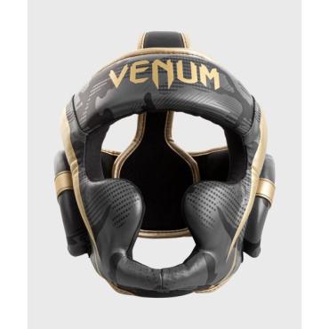 Шлем боксерский Venum Elite Dark Camo/Gold Venum