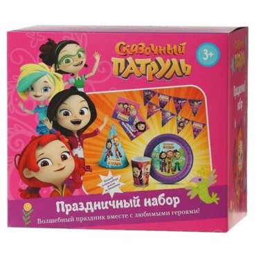 ND PLAY Набор бумажной посуды «Сказочный патруль»