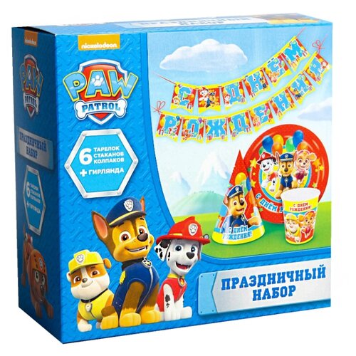 Paw Patrol Набор бумажной посуды