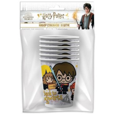 Одноразовые стаканы ND Play Harry Potter 250ml 6шт 295517