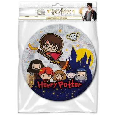 Набор бумажных тарелок ND Play Harry Potter 6шт 180mm 295518
