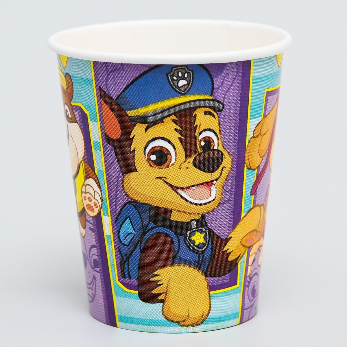 Набор бумажных стаканов, щенячий патруль, 250 мл, 10 шт Paw Patrol