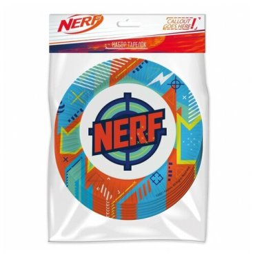 NERF. Набор бумажных тарелок, голубой, 6 шт d=180 мм