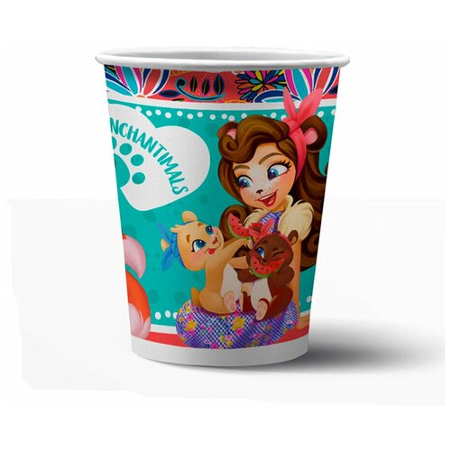 Набор бумажных стаканов ND PLAY Enchantimals 6 шт 250 мл