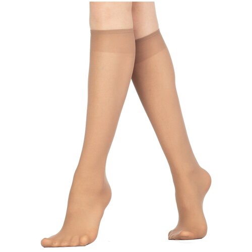 Капроновые гольфы Golden Lady Mio 40 Den, 2 пары, размер 0 (one size), daino