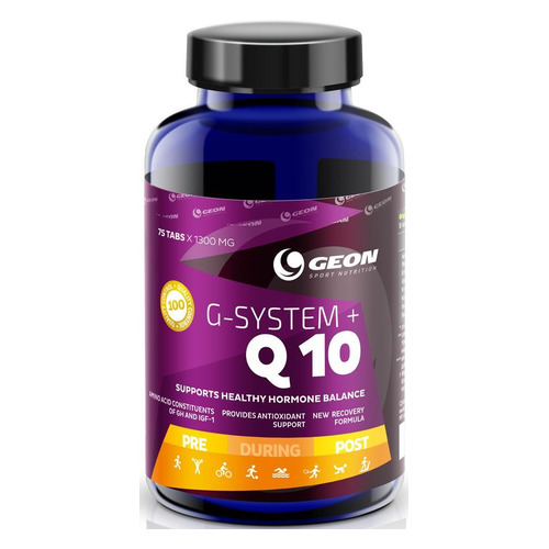 Коэнзим Q10 GEON G-System+Q10, таблетки, 75шт, 130, без вкуса