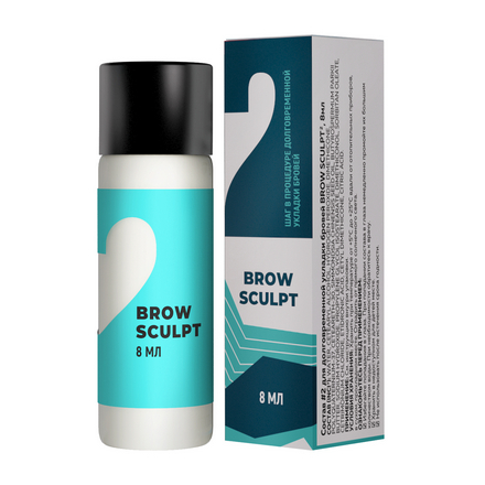 Innovator Cosmetics, Состав №2 для ламинирования бровей Brow Sculpt, 8 мл