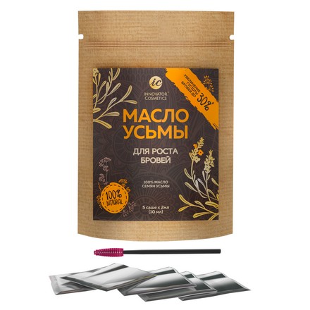 Innovator Cosmetics, Масло усьмы для роста бровей (5 саше х 2 мл)