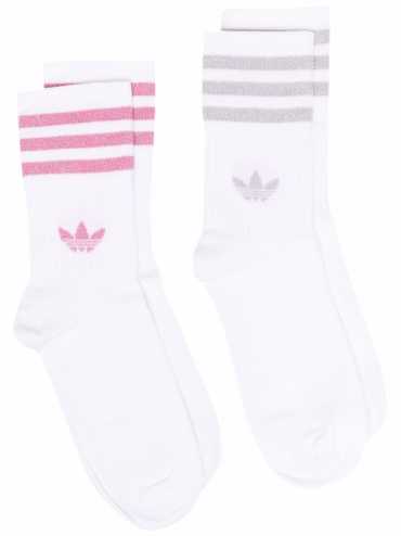 adidas носки с блестками и логотипом